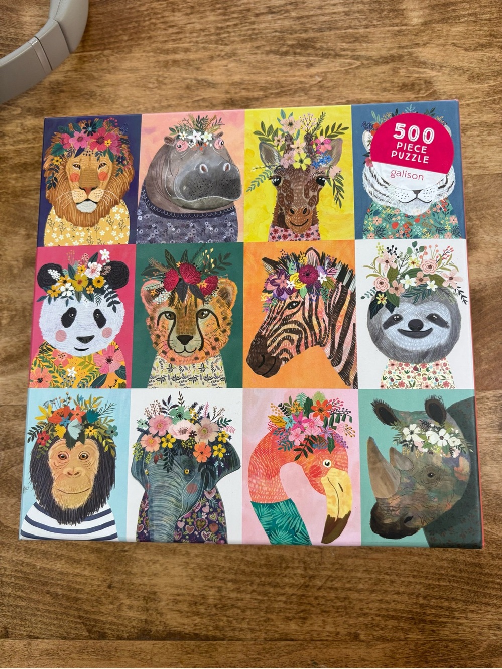 Floral Animal 500-Piece Puzzle - Galison